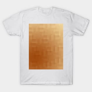 Abstract beige pattern of squares T-Shirt